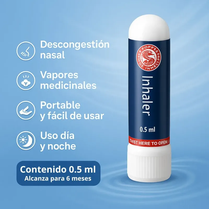 Inhalador Nasal Rinitis Kit X6 - Electroshopy - Vista 3