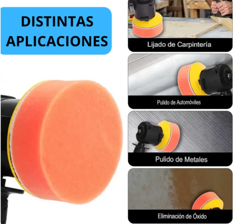 Adaptador Y Set X4 Brocas Para Madera - Electroshopy - Vista 3