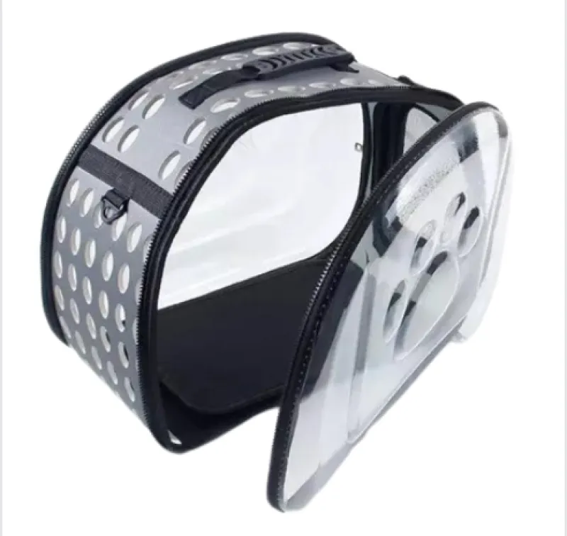 Bolso Plegable Transparente Para Mascota - Electroshopy - Vista 2