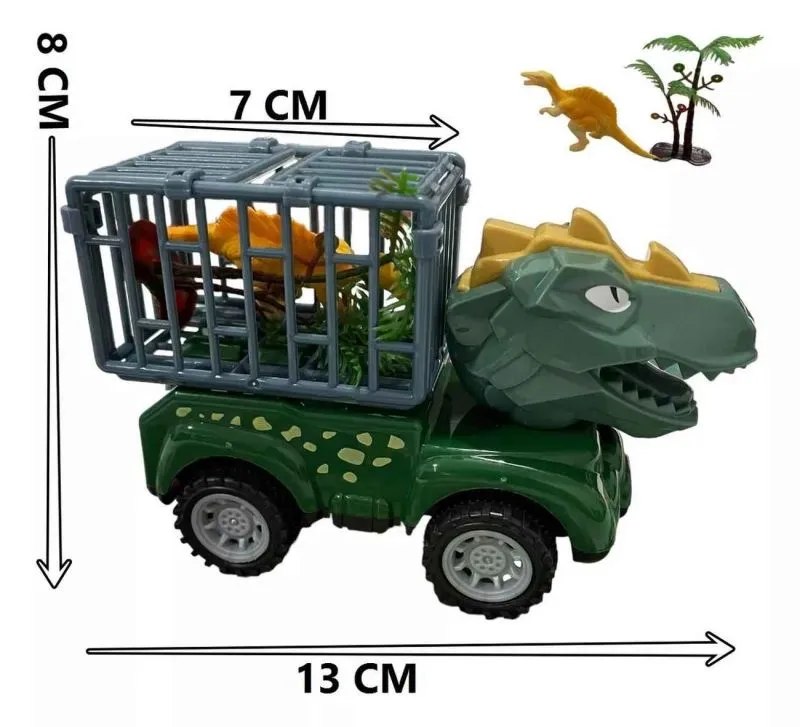 Carros Dinosaurios Monster Jaula Juguete - Electroshopy - Vista 2