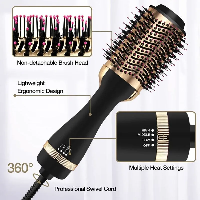 Cepillo Secador Y Moldeador Para Cabello - Electroshopy - Vista 2