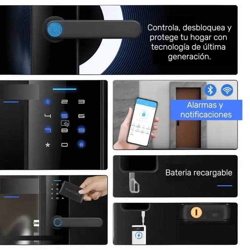 Cerradura Inteligente Wifi - Electroshopy - Vista 5