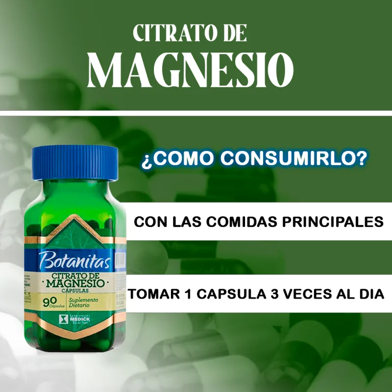 Citrato De Magnesio Botanitas - Electroshopy - Vista 2