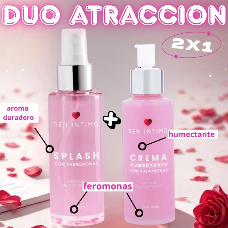 Combo Splash Y Crema De Manos Con Pherom - Electroshopy