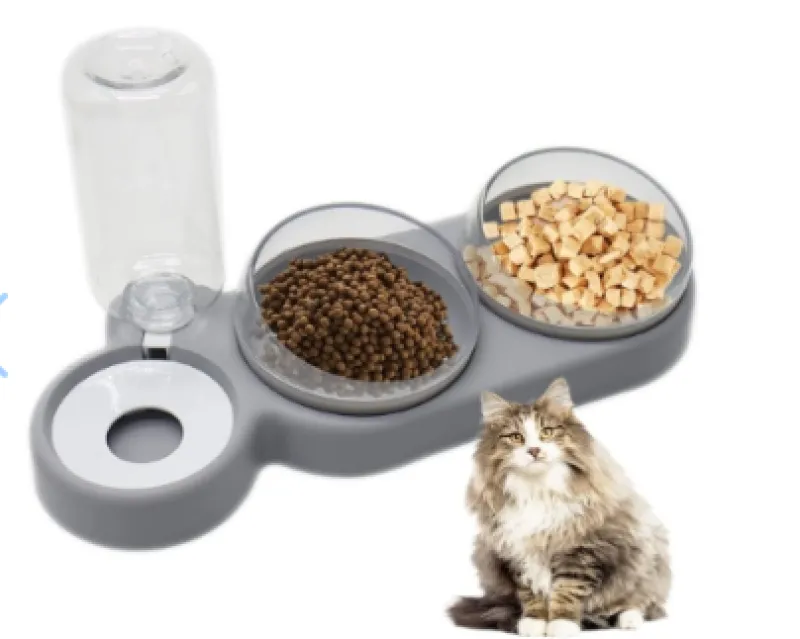 Comedero Para Gatos Automatico 2 En 1 - Electroshopy