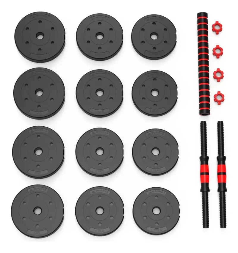 Kit De Mancuernas 20kg Rutina - Electroshopy - Vista 3