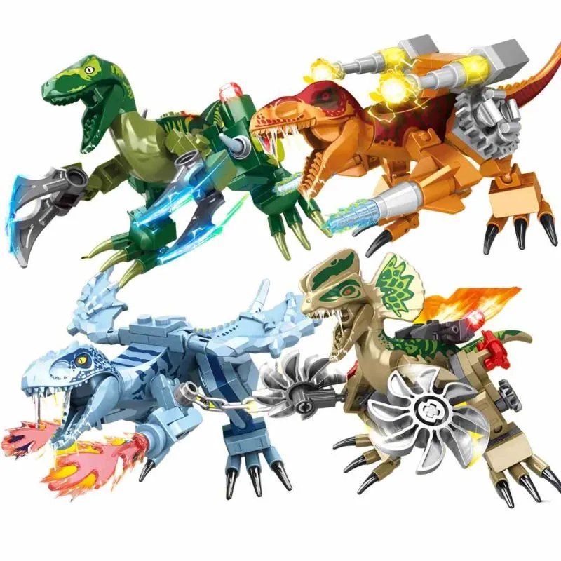 Dinosaurio Robots X 4 Juguete Armable - Electroshopy