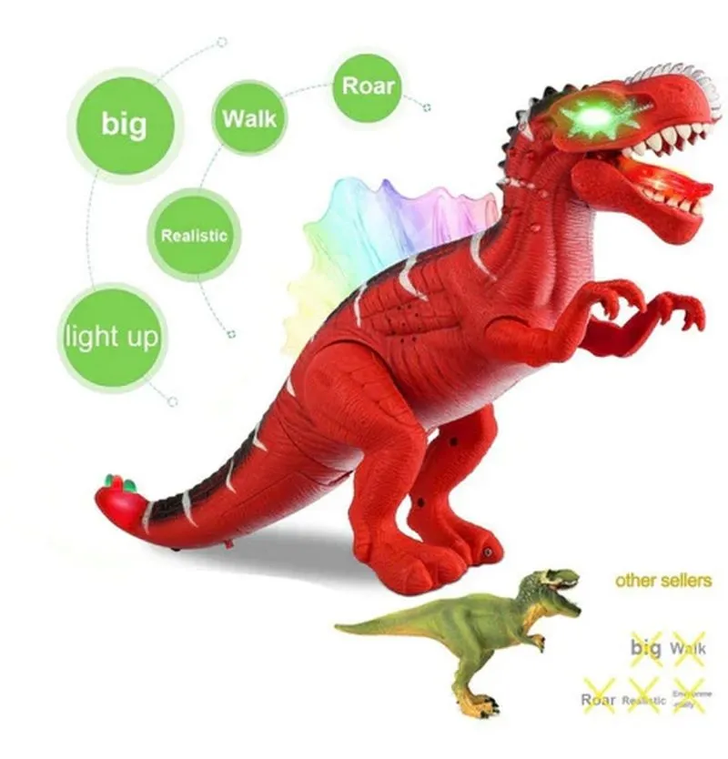 Dinosaurio Tiranosaurio Rex Movimiento - Electroshopy - Vista 2