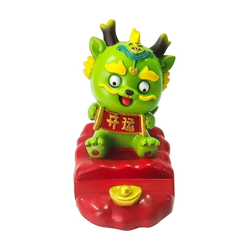 Dragon Chino Verde Feng Shui Sabiduria F - Electroshopy