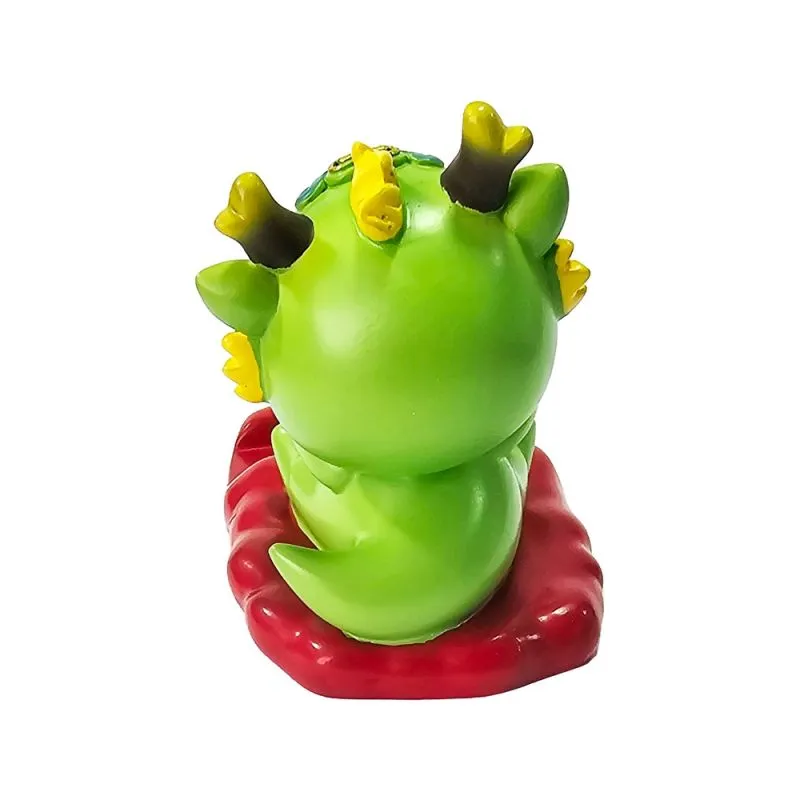 Dragon Chino Verde Feng Shui Sabiduria F - Electroshopy - Vista 2