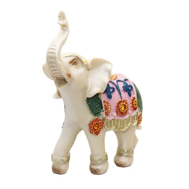Elefante Blanco X 7 Decoracion Galata - Electroshopy - Vista 2