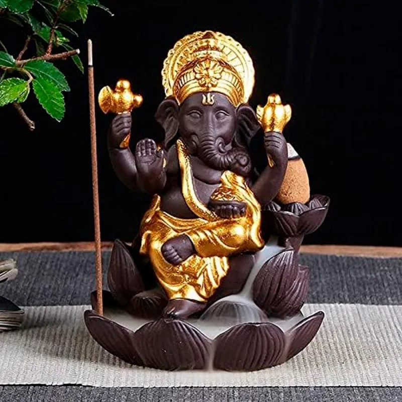 Elefante Ganesha Quemador Incienso 0335 - Electroshopy