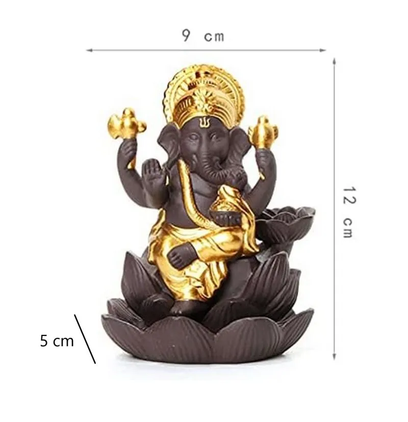 Elefante Ganesha Quemador Incienso 0335 - Electroshopy - Vista 3