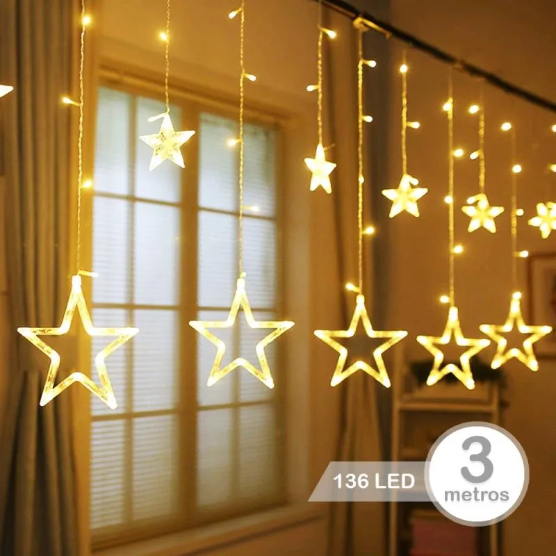 Extension Estrellas 3m Navidad 2090 - Electroshopy
