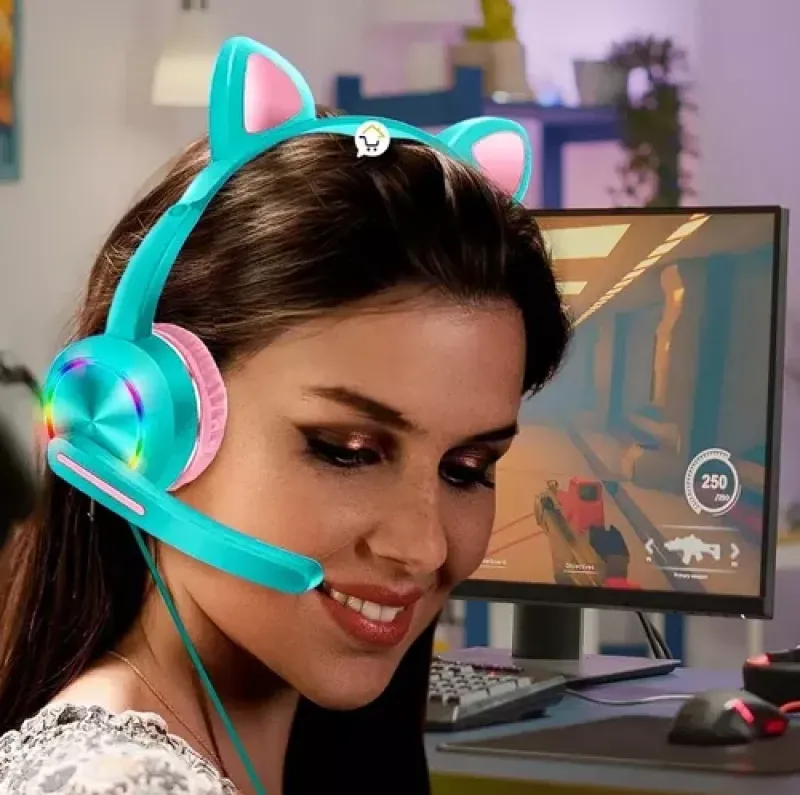 Diadema De Gato Akzk23 - Electroshopy - Vista 3