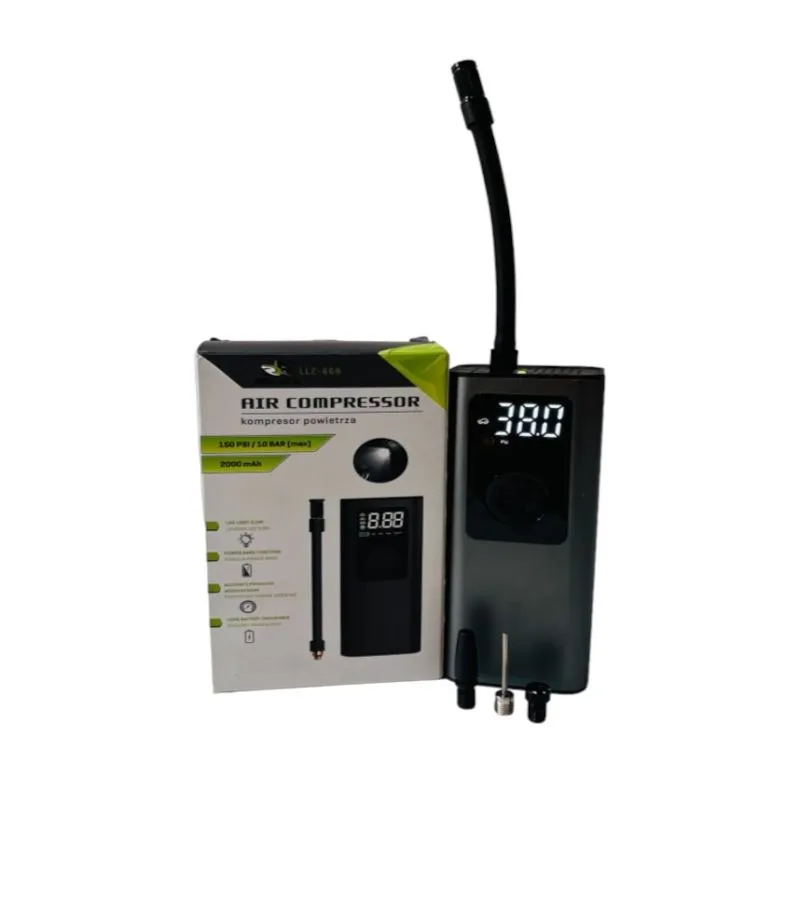 Inflador Compresor Electrico Recargable - Electroshopy