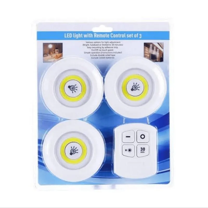 Juego Bombilla X3 Luces Led Inalambrica - Electroshopy - Vista 4