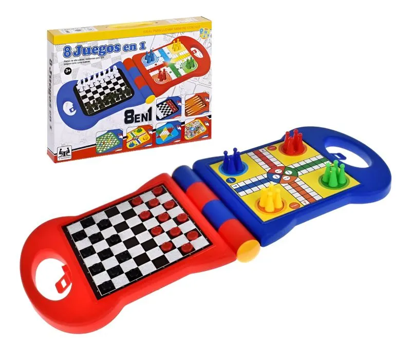 Juego De Mesa Estrategia Astucia 8 En 1 - Electroshopy