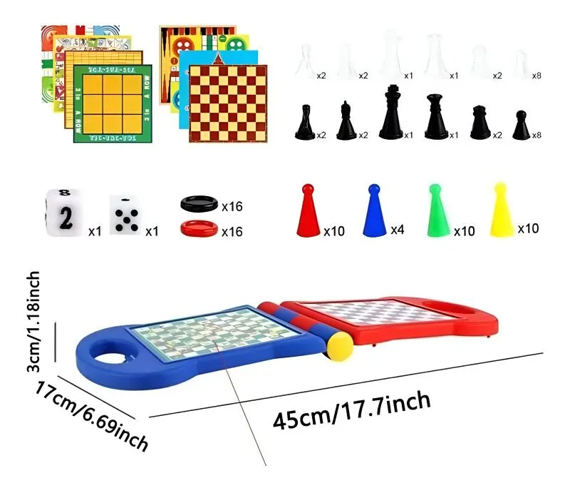 Juego De Mesa Estrategia Astucia 8 En 1 - Electroshopy - Vista 2