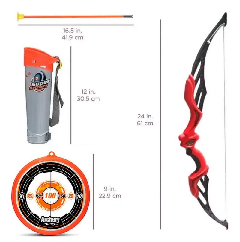 Juguete De Disparos Arco Y Flecha Unisex - Electroshopy