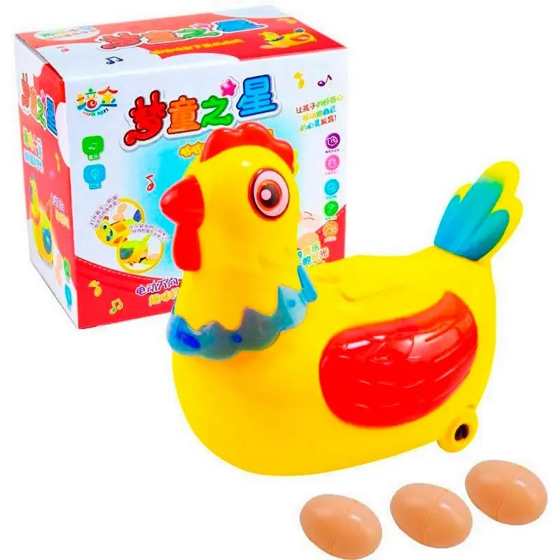 Juguete Musical Gallina Pone Huevo Ninos - Electroshopy