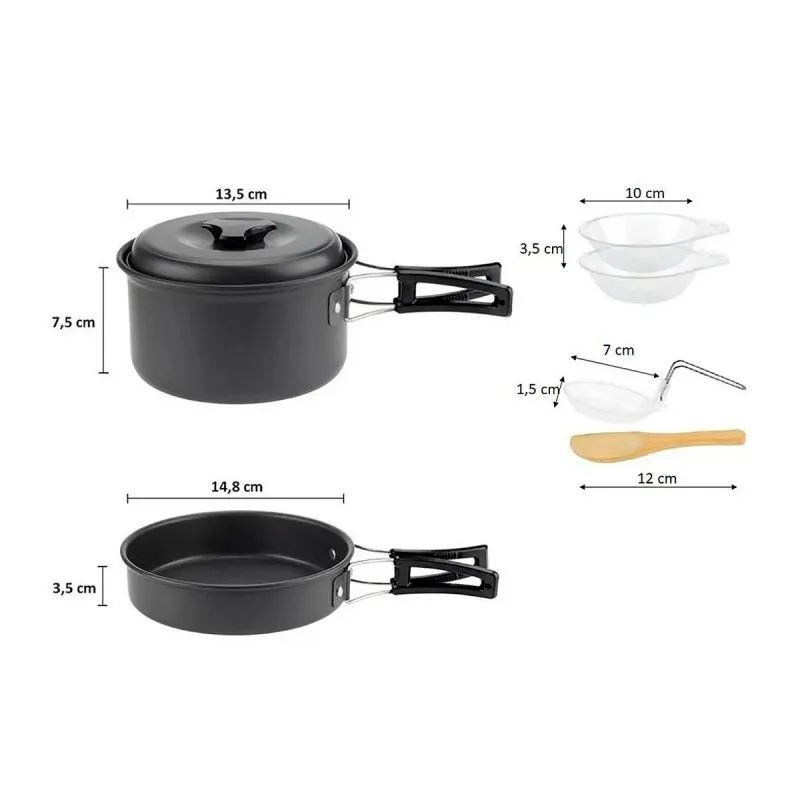 Kit De Utensilios Cocina Camping Sy200 - Electroshopy - Vista 3