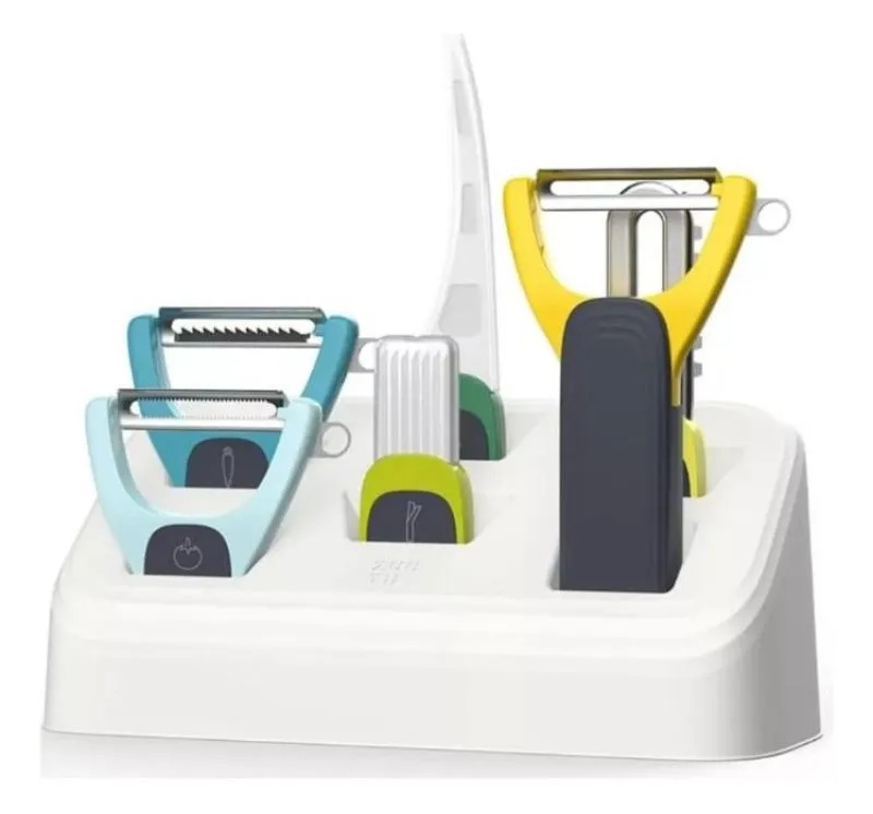 Kit Pelador De Verduras Y Frutas 6 En 1 - Electroshopy