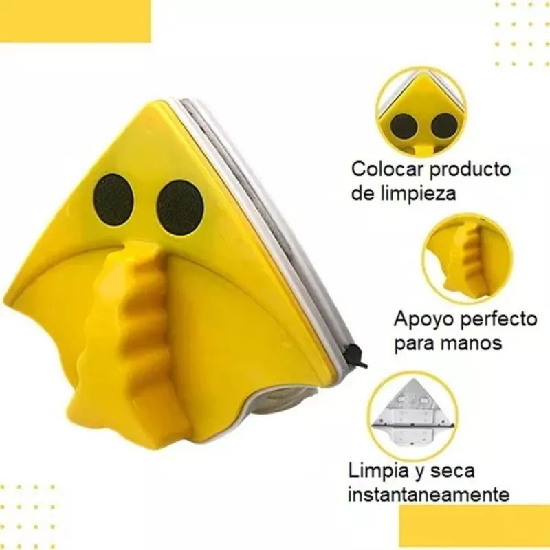 Limpiador Magnetico Para Vidrio - Electroshopy - Vista 2