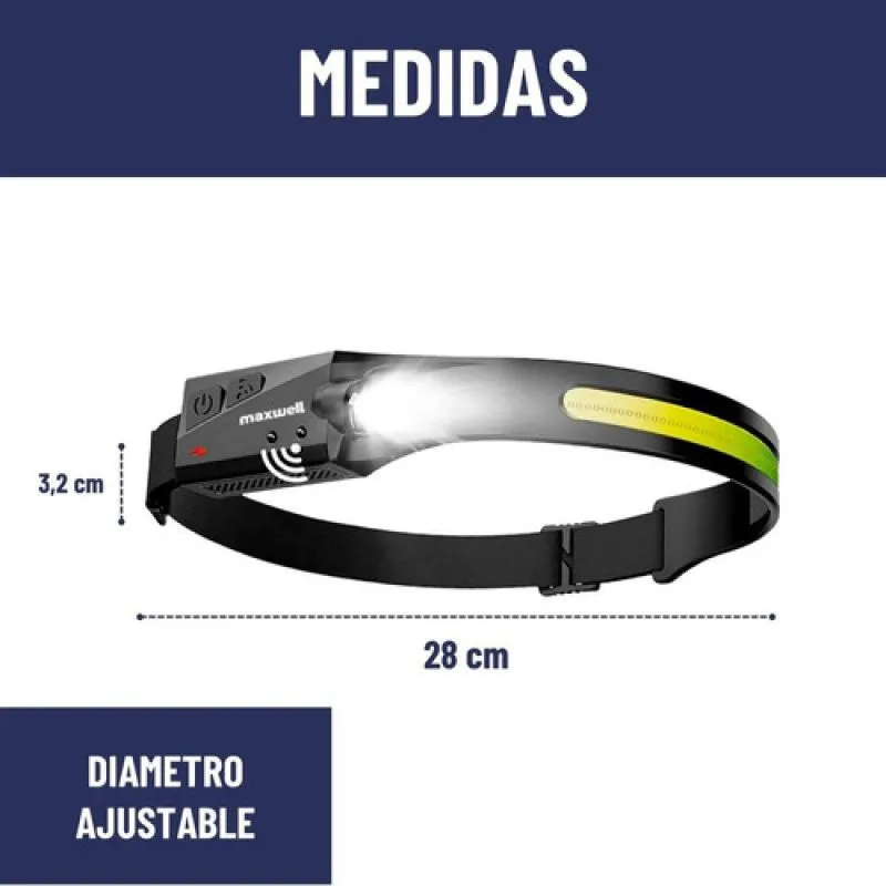 Linterna Minera Recargable Usb - Electroshopy - Vista 3