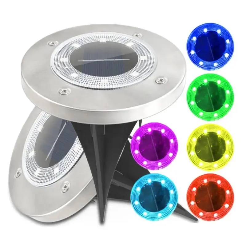 Luces Led X4 Suelo Recarga Solar 23d129 - Electroshopy - Vista 2