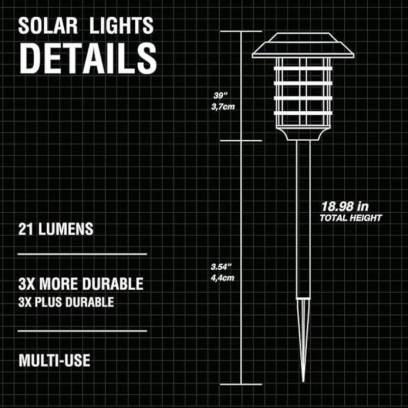 Luces Solares Led De Colores - Electroshopy - Vista 2