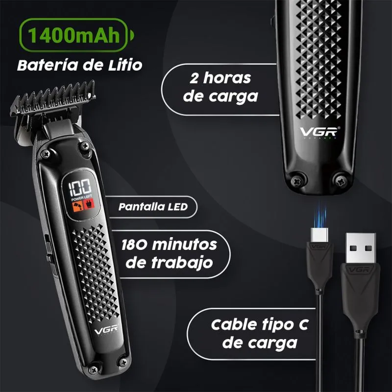 Maquina Motilar Profesional V972 - Electroshopy - Vista 3