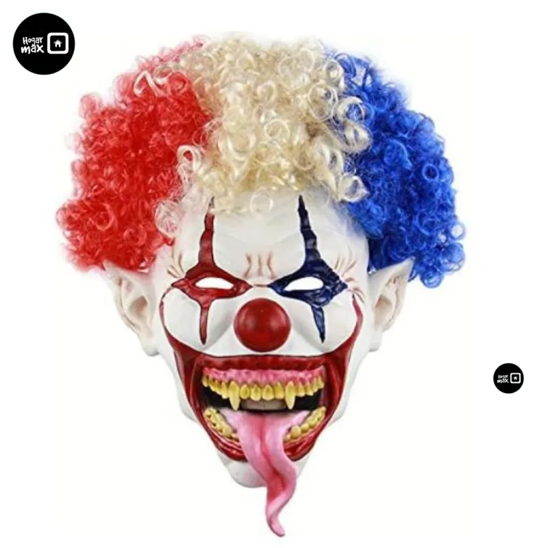 Mascara Payaso Lengua Larga Halloween - Electroshopy