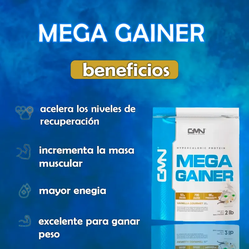 Mega Gainer 2 LB - Electroshopy - Vista 2
