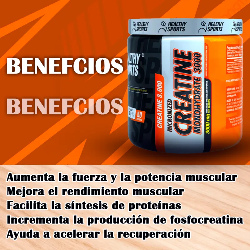 Micronized Creatine Monohydrate X150gr - Electroshopy - Vista 3