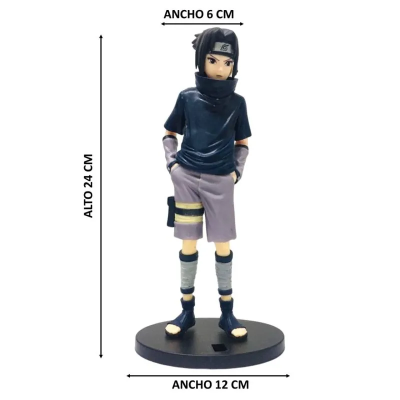 Naruto Figura Anime Coleccion Sasuke - Electroshopy - Vista 2