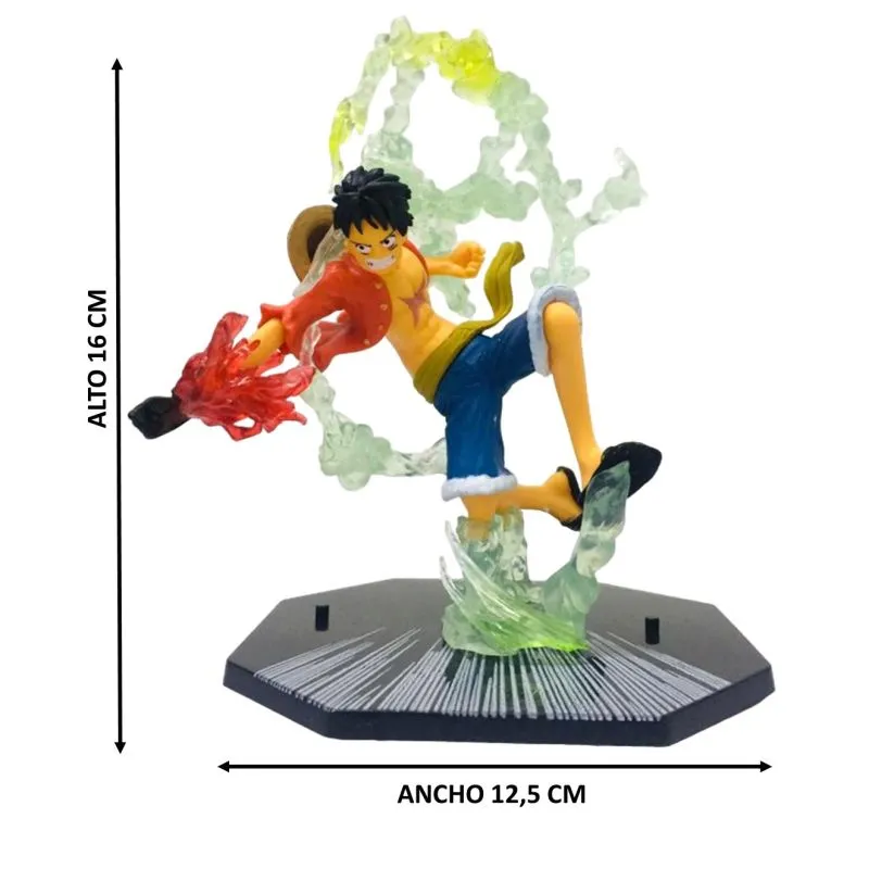 One Piece Anime Figuras De Accion X3 - Electroshopy - Vista 5