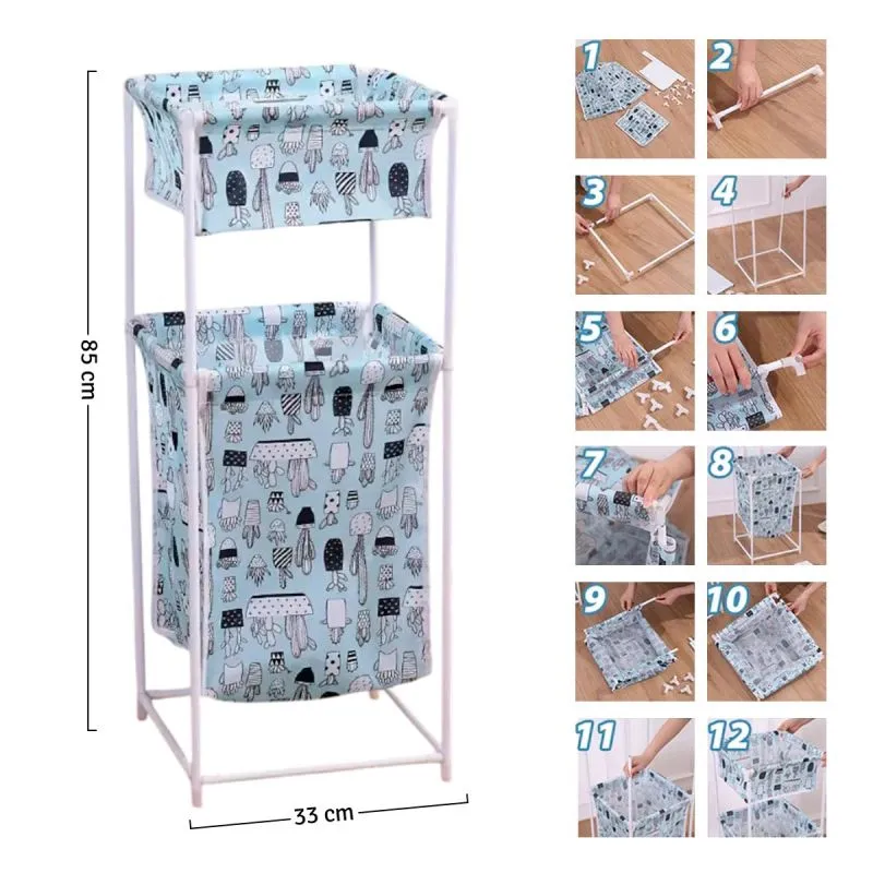Organizador De Ropa Cesta Jp950 - Electroshopy - Vista 2
