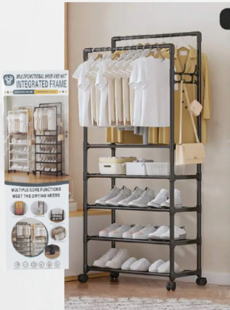 Organizador De Zapatos Con Perchero Dobl - Electroshopy