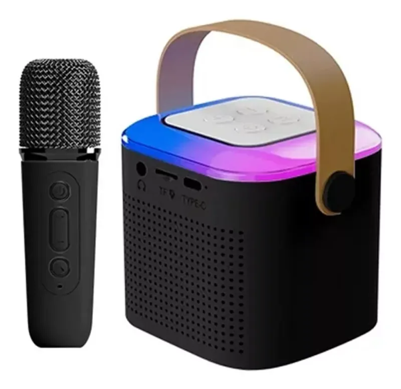 Parlante Bluetooth Con Microfono Karaoke - Electroshopy