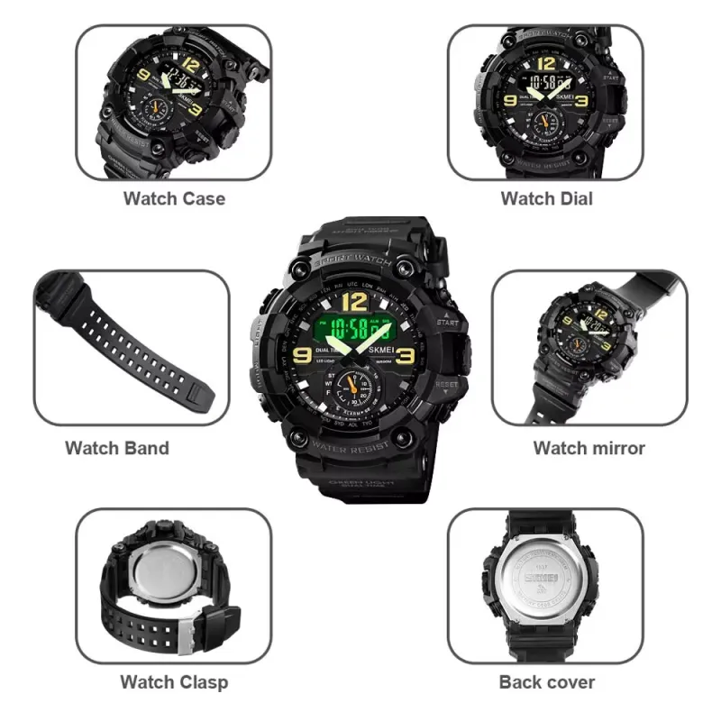 Reloj Deportivo Analogo Digital Skmei - Electroshopy - Vista 4