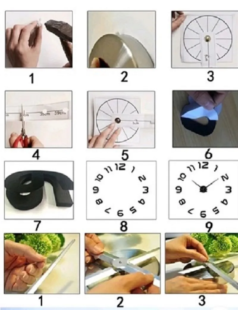 Reloj Grande 100x100cm Color Negro - Electroshopy - Vista 2