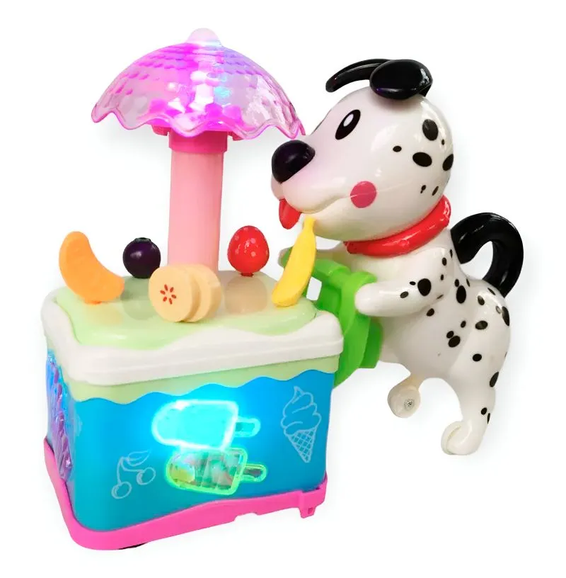 Robot Perro Heladeria Luces Interactivo - Electroshopy