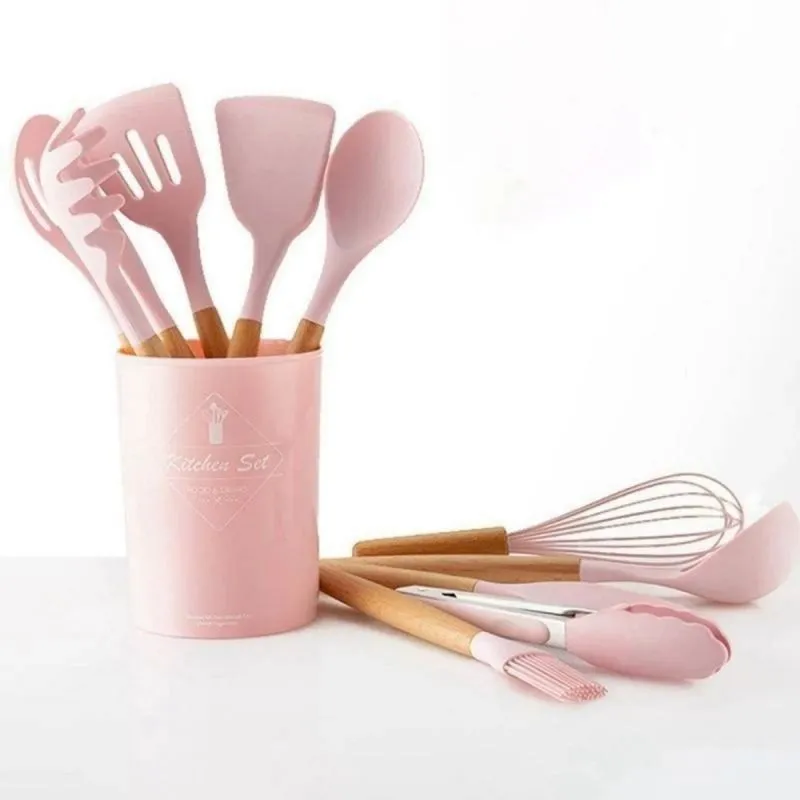 Set 12 Utensilios De Cocina Silicona Res - Electroshopy - Vista 2