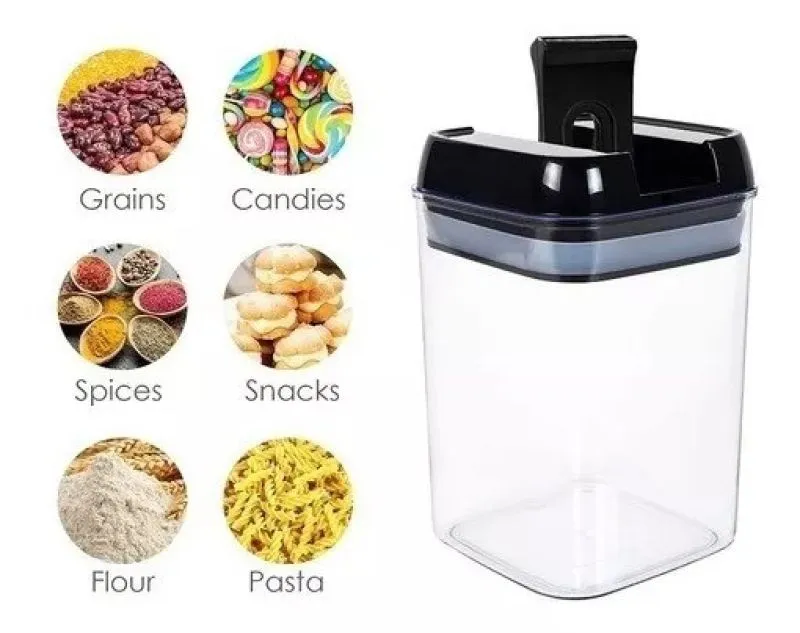 Set De Contenedor De Alimentos X4 Cocina - Electroshopy - Vista 2