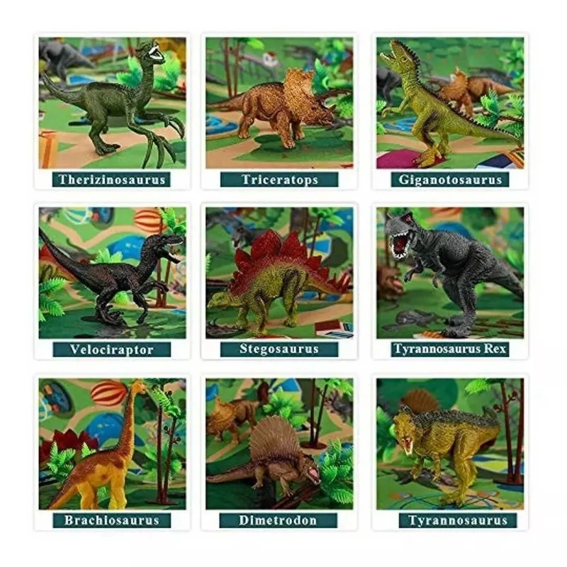Set De Dinosaurios Con Tapete - Electroshopy - Vista 2