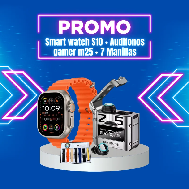 Smart Watch S10 Audifono M25 - Electroshopy