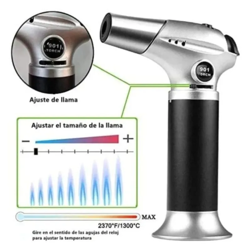 Soplete Flameador Encendedor Gf901 - Electroshopy - Vista 2