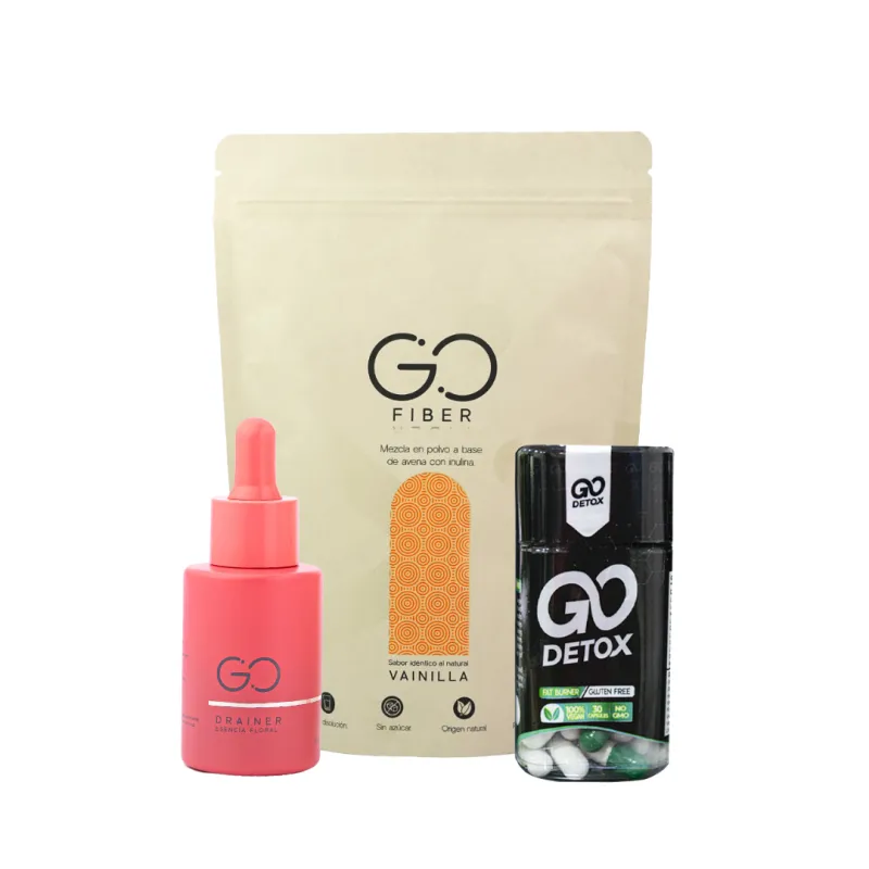 Tripleta Godetox Fibra Drenador - Electroshopy