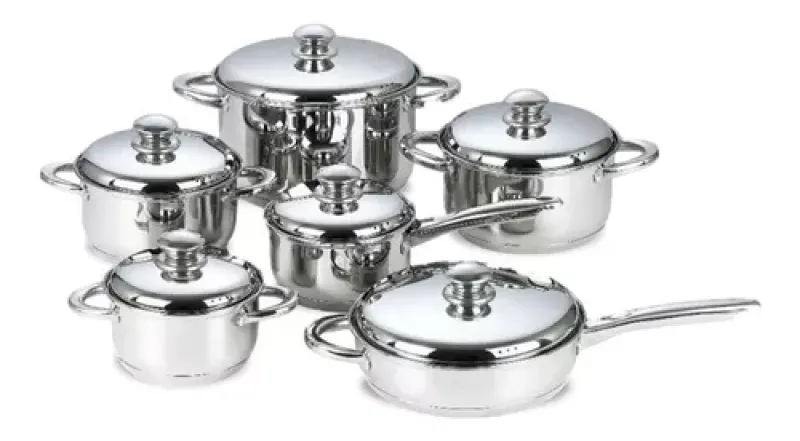 Juego De Ollas Swisshome 12 Piezas - Electroshopy